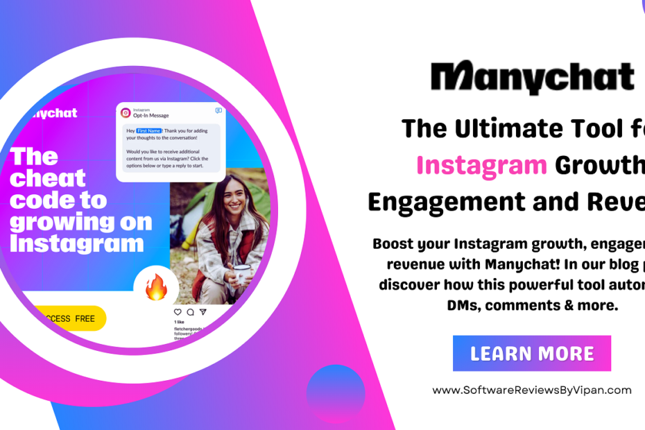 Manychat: The Ultimate Tool for Instagram Growth, Engagement and Revenue.
